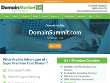 Tablet Screenshot of domainsummit.com